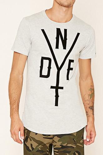 21 Men Men's  Defyant Velvet Graphic Tee