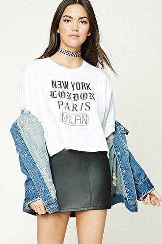 Forever21 City Graphics Tee
