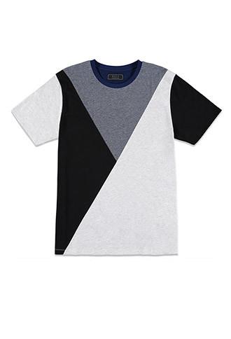21 Men Colorblocked Cotton-blend Tee