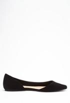 Forever21 Plus Pointed Faux Suede Flat (wide)
