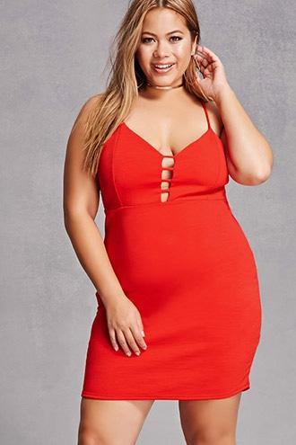 Forever21 Plus Size Ladder Cami Dress