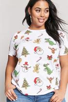 Forever21 Plus Size Christmas Graphic Tee