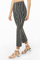 Forever21 Striped Straight-leg Ankle Pants