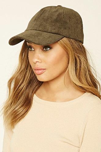 Forever21 Women's  Corduroy Baseball Cap