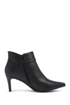 Forever21 Faux Leather O-ring Ankle Booties