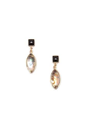 Forever21 Iridescent Gem Drop Earrings