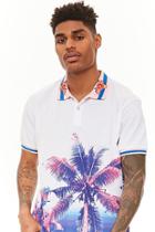 Forever21 Reason Palm Tree Polo
