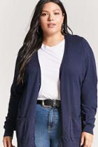 Forever21 Plus Size Slub Knit Button-front Cardigan