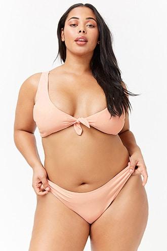 Forever21 Plus Size High-leg Bikini Bottoms
