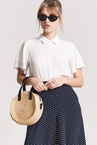 Forever21 Tiered Bell-sleeve Shirt