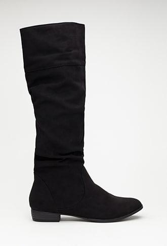 Forever21 Tall Faux Suede Boots