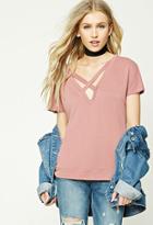 Forever21 Caged-front Top