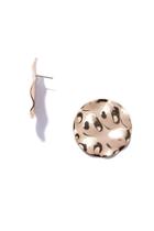 Forever21 Oversized Hammered Coin Studs