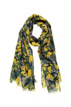 Forever21 Frayed Camo Oblong Scarf