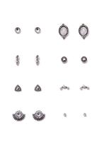 Forever21 Etched Stud Earrings Set