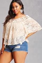Forever21 Plus Size Batwing Lace Top
