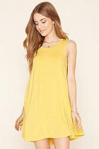 Forever21 Women's  Yellow Knit Mini Dress