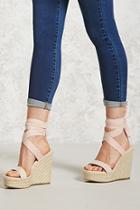 Forever21 Ankle-wrap Espadrille Wedges