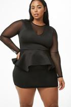 Forever21 Plus Size Peplum Mini Dress