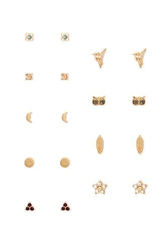 Forever21 Nature Charm Stud Set
