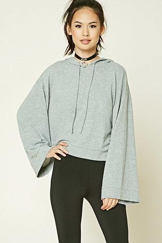 Forever21 Women's  Dolman-sleeve Hoodie