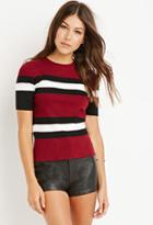 Forever21 Stripe Ribbed Sweater