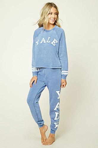 Forever21 Women's Yale Fleece Pj Pants