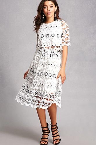 Forever21 Selfie Leslie Top & Skirt Set