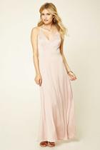 Love21 Women's  Mauve Contemporary Strappy Maxi Dress