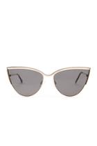 Forever21 Metallic Cat-eye Sunglasses