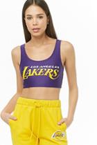 Forever21 Nba Lakers Graphic Crop Top