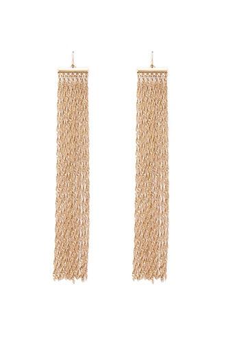 Forever21 Fringe Chain Duster Earrings