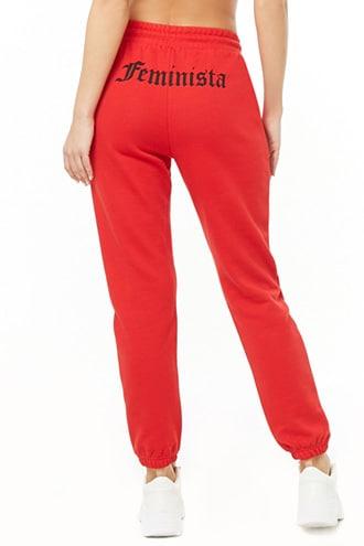 Forever21 Feminista Graphic Joggers