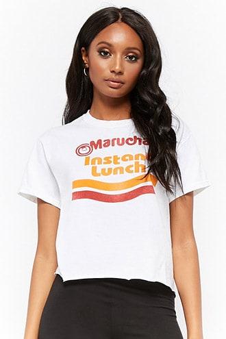 Forever21 Maruchan Instant Lunch Raw-cut Graphic Tee