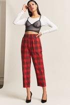 Forever21 Plaid Woven Pants