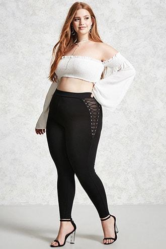 Forever21 Plus Size High-waisted Leggings