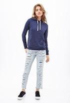 Forever21 French Terry Pullover Hoodie
