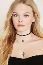 Forever21 Ornate Layered Choker Necklace