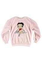 Forever21 Betty Boop Faux Fur Pullover