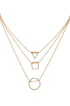 Forever21 Geo Pendant Necklace Set