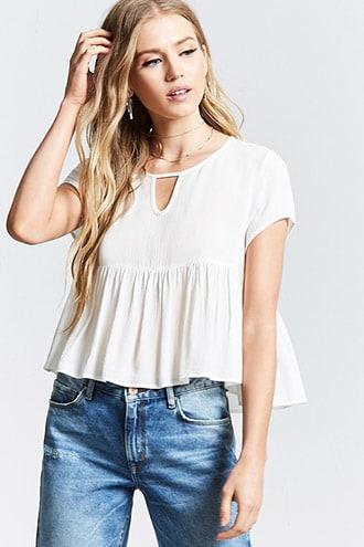 Forever21 Peplum Babydoll Top