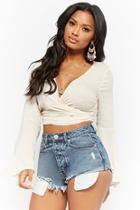 Forever21 High-rise Button Fly Denim Shorts