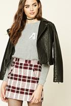 Forever21 A Letter Graphic Sweatshirt