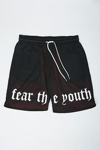 Forever21 Fear The Youth Mesh Shorts
