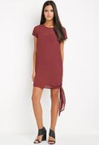 Love21 Self-tie Sheer Shift Dress