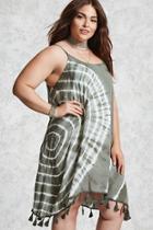 Forever21 Plus Size Tie-dye Tassel Dress