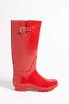 Forever21 Buckle Rubber Rain Boots