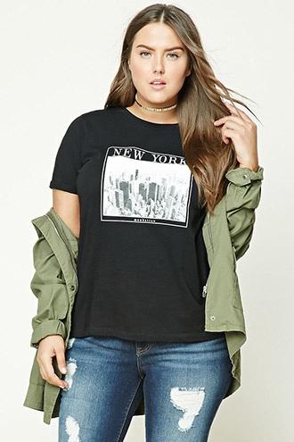 Forever21 Plus Size New York Tee