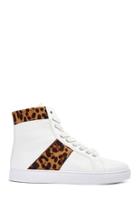 Forever21 Men Speechless Leopard-trim High-top Sneakers