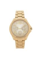 Forever21 Gold High-shine Chronograph Watch